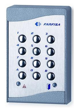 2 relés kódzár 12V AC/DC, FARFISA FC42
